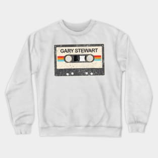 kurniamarga vintage cassette tape Gary Stewart Crewneck Sweatshirt